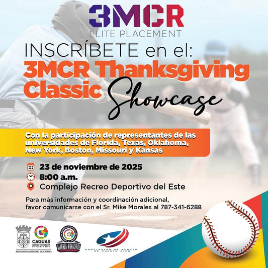 Entrada 3MCR Thanksgiving Classic Showcase - Noviembre 23